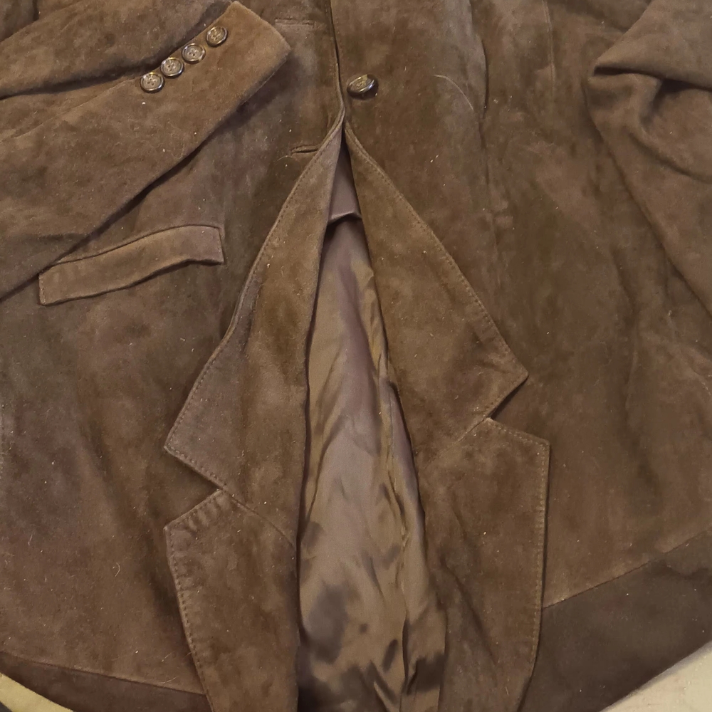 Men's Brown Suede Performance Jacket - image 1